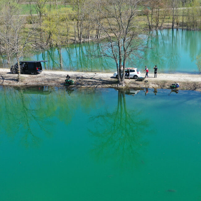 Pêche à la carpe - Domaine des 3 lacs du soleil à Trept en Isère