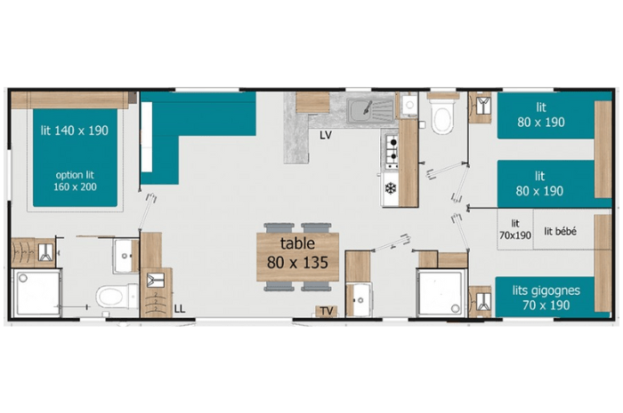 Plan Lodge 100