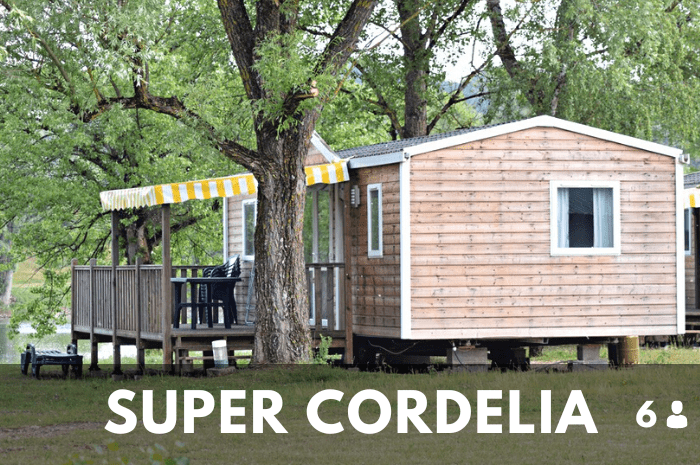 Super Cordelia - Mobilheim für 6 Personen für Ihren Aufenthalt im Departement Isère auf dem Campingplatz Les 3 lacs du soleil. In der Nähe des Fischteichs