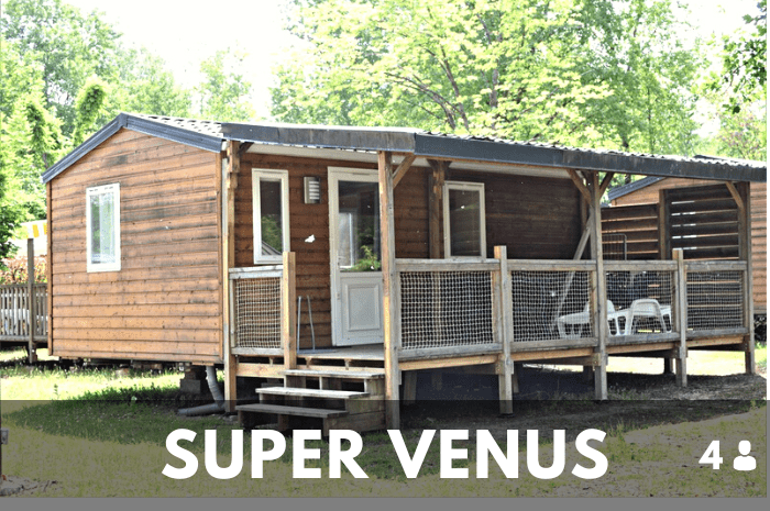 Super Venus - stacaravan 4 personen te huur op Camping de Trept - Les 3 lacs du Soleil