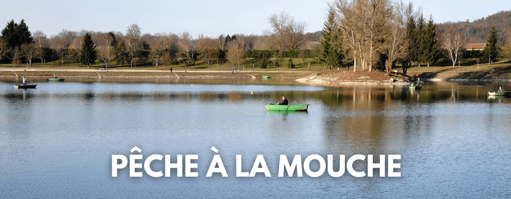 Réservoir pêche à la mouche en Isère à Trept - Domaine les 3 Lacs du Soleil