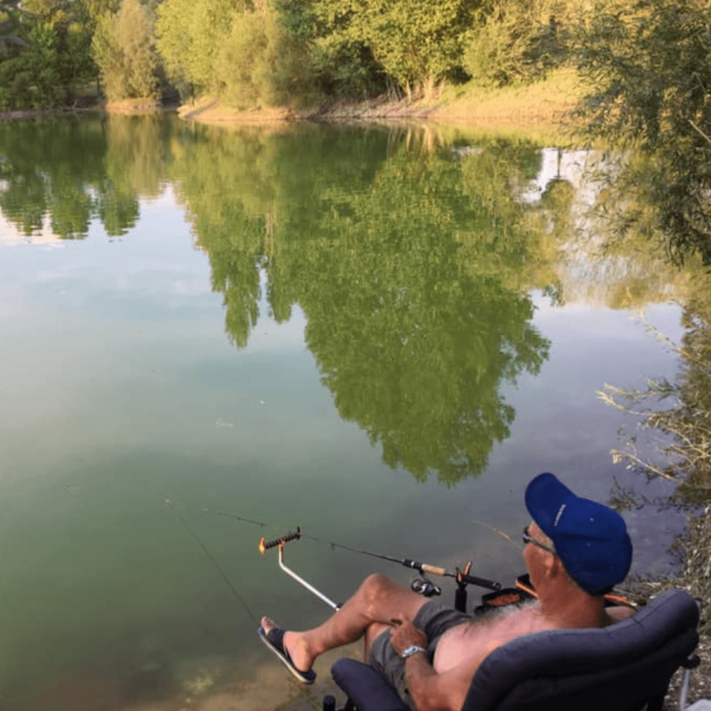 Pêche à la carpe - Domaine des 3 lacs du soleil à Trept en Isère
