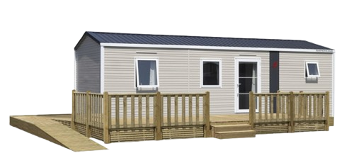 Mobil-home PMR à Trept en Isère - Camping les 3 lacs du soleil