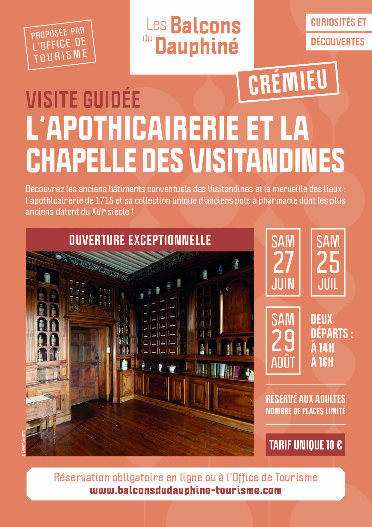 Visite guidée - Apothicairerie - Crémieu - Office de Tourisme des Balcons du Dauphiné