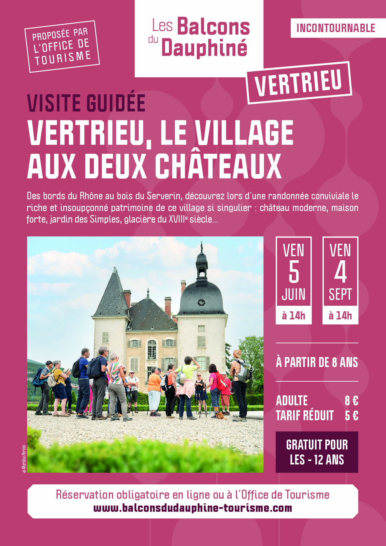 Visite guidée - Village aux deux châteaux - Vertrieu - Office de Tourisme des Balcons du Dauphiné